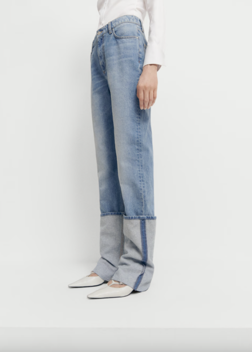 Mango - Turned-up straight jeans - Image 4