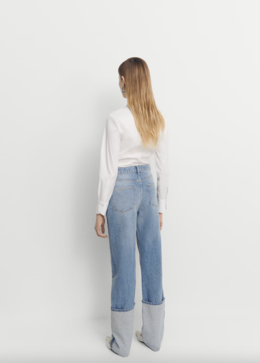 Mango - Turned-up straight jeans - Image 3