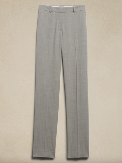 Banana Republic - SIENA STRAIGHT ITALIAN WOOL PANT - Image 2