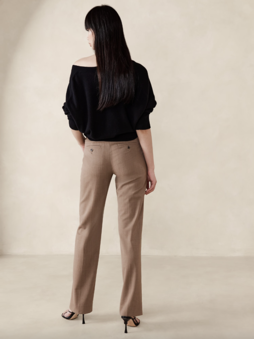 Banana Republic - SIENA STRAIGHT ITALIAN WOOL PANT - Image 4