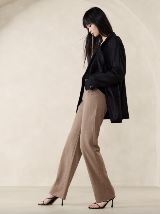 Banana Republic - SIENA STRAIGHT ITALIAN WOOL PANT - Image 3