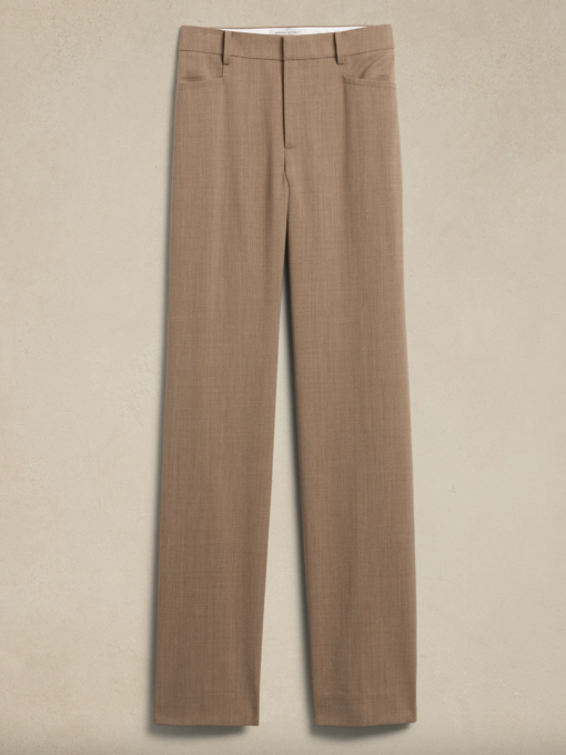 Banana Republic - SIENA STRAIGHT ITALIAN WOOL PANT - Image 2