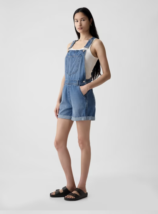 Gap - Denim Shortalls - Image 4