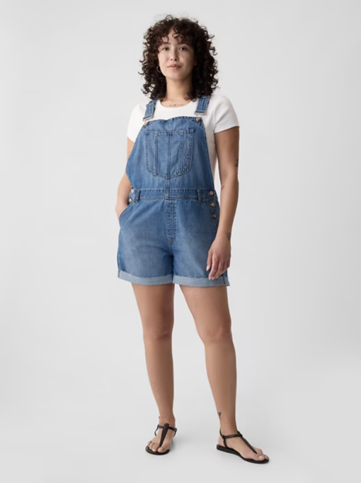 Gap - Denim Shortalls - Image 2