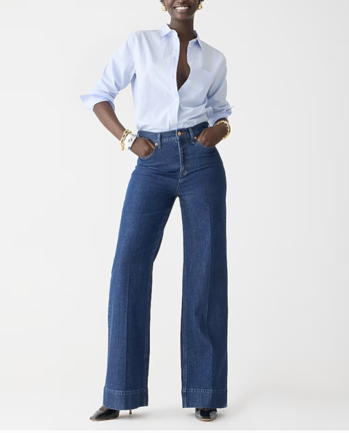 J.CREW - Tall denim trouser in Fiorellas wash