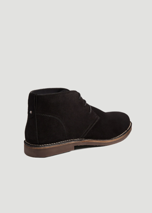 American Tall: TALL MEN'S CHUKKA BOOTS IN BLACK - Image 3