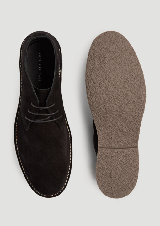 American Tall: TALL MEN'S CHUKKA BOOTS IN BLACK - Image 4