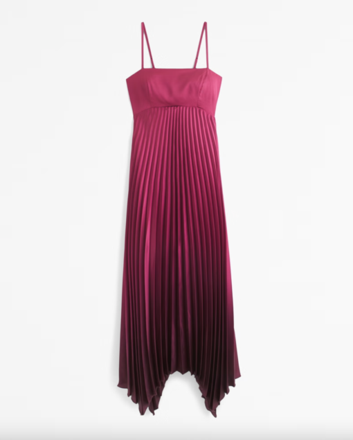 Abercrombie & Fitch - The A&F Giselle Clasp-Back Pleated Midi Dress - Image 3