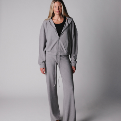 SOFT ZIP IN GREY
