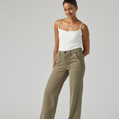 The Malibu Wide Baker | Olive Green