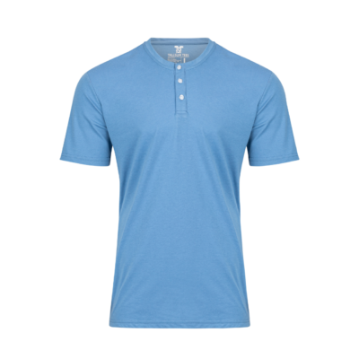 Dual Blend Henley - Blue