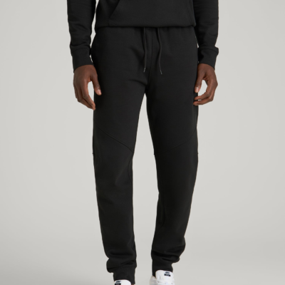 Core Motion Fleece Jogger for Tall Men in Black