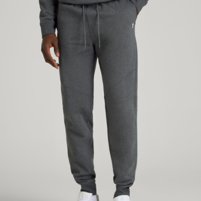 Core Motion Fleece Jogger for Tall Men in Charcoal Mix