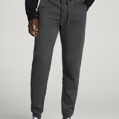 Everyday Fleece Jogger for Tall Men in Charcoal Mix