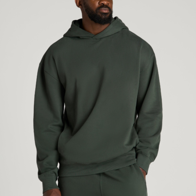 Everyday Fleece Popover Hoodie for Tall Men in Boreal Forest