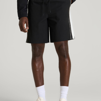 Flex Nylon Short for Tall Men in Black