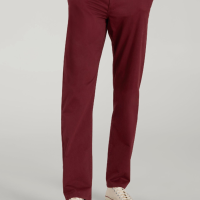 J1 Straight Fit Chino Pant in Red Ochre