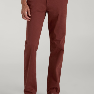 Mason Relaxed Fit Chino Pants in Intense Rust