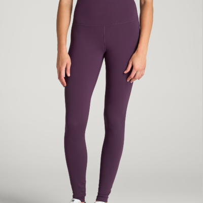 Balance High-Rise Leggings for Tall Women in Aubergine