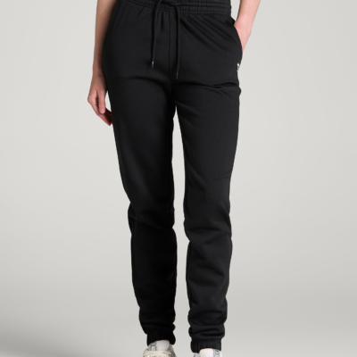 Core Motion Slim Fit Sweatpants for Tall Women in Black