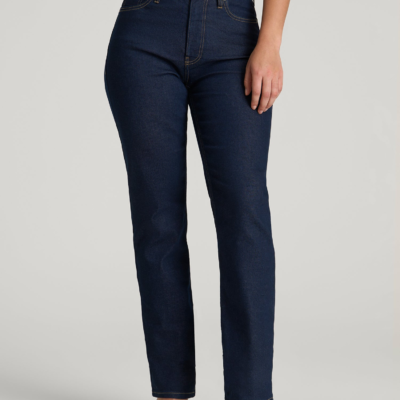 Avery Curve High-Rise Straight Leg Jeans for Tall Women