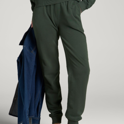 Everyday French Terry Jogger for Tall Women in Boreal Forest