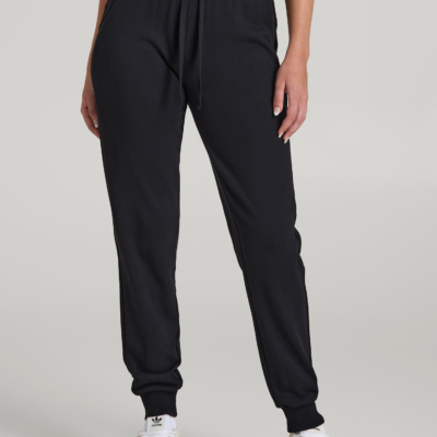 Wearever 2.0 French Terry Joggers for Tall Women in Black