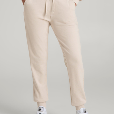 Wearever 2.0 French Terry Jogger for Tall Women in Light Stone