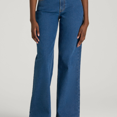 Luna High-Rise Wide-Leg Jeans for Tall Women
