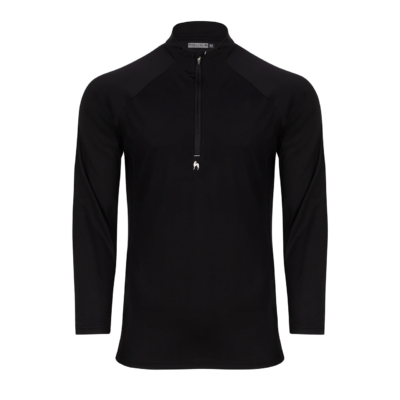 Athletic 1/4 Zip - Black