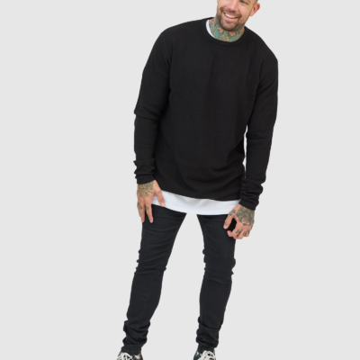 Road Knit Sweater - Black