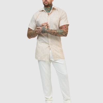East Linen Shirt - Stripe