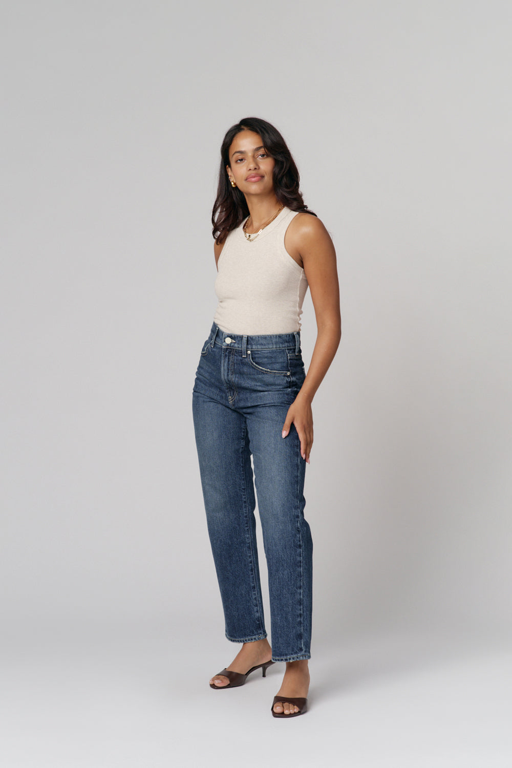 The Ana Classic Straight Denim | Twilight