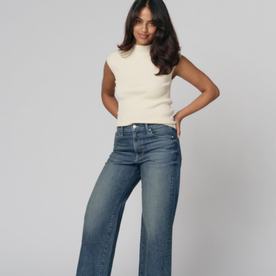 The Hermosa Wide Denim | Summer Rain