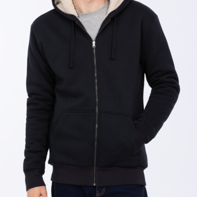 2t Andrew Tall Sherpa Hoodie (navy)