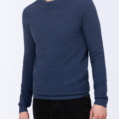 2t Alfred Tall Stitched Jumper (indigo)