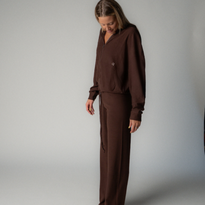 SOFT ZIP IN COCOA