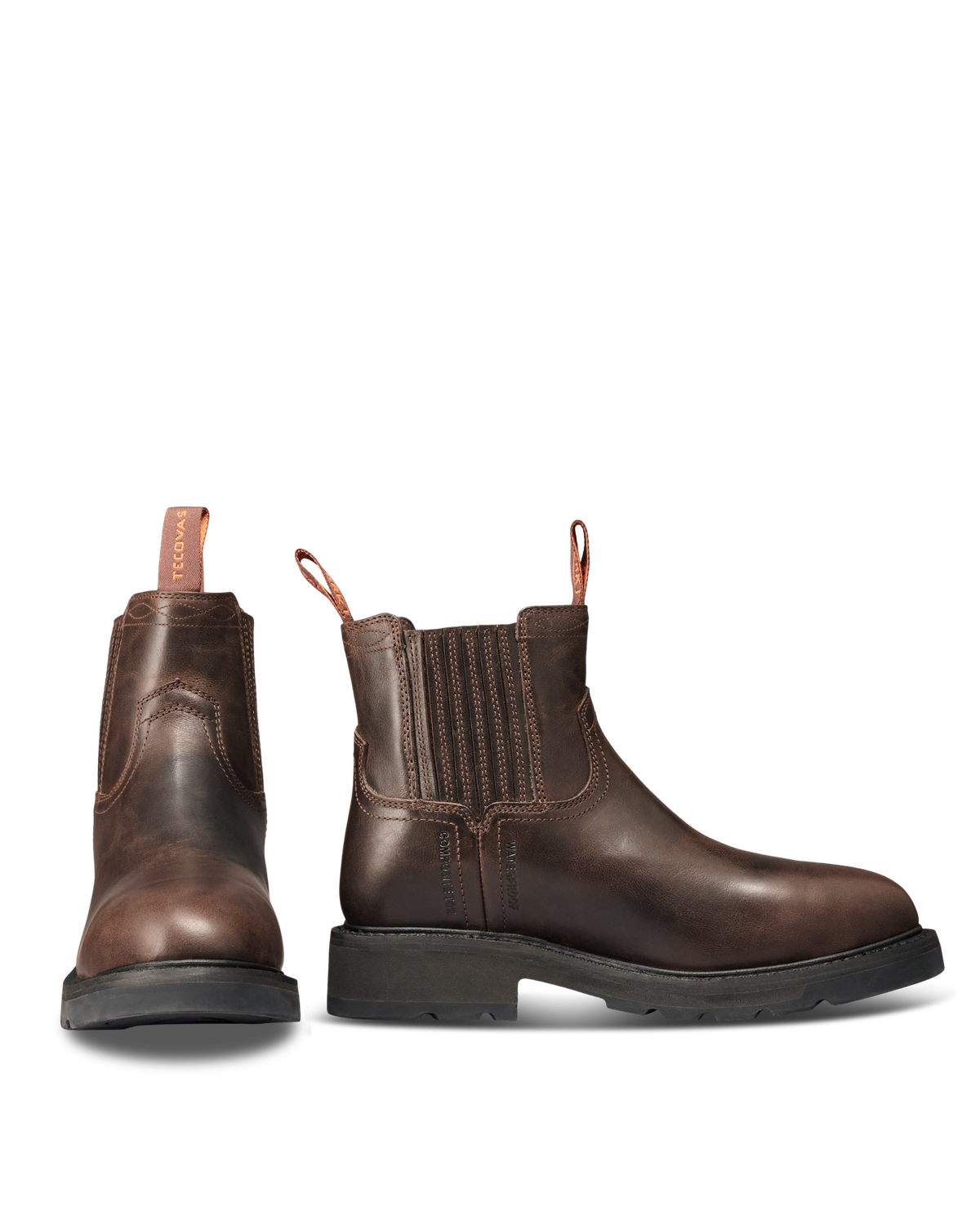 Women's LongHaul Waterproof Chelsea Composite Toe Work Boot - Espresso