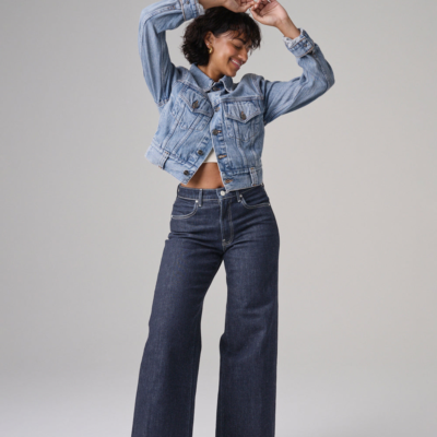 The Hermosa Wide Denim | Deep Indigo