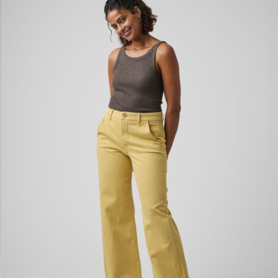 The Malibu Wide Chino | Marigold