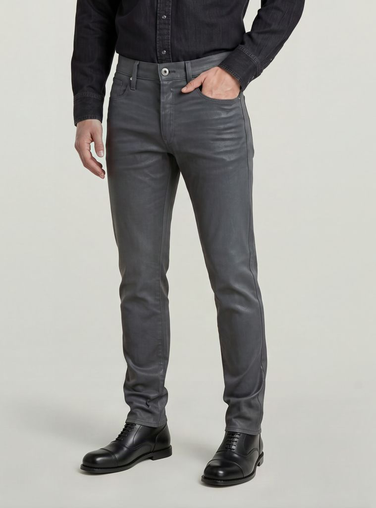 3301 Slim Jeans in Sun Faded Glacier Grey