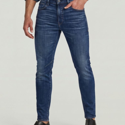D-Staq 3D Slim Jeans in Medium Aged
