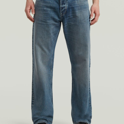 Deeggie Relaxed Straight Jeans in Faded Nori
