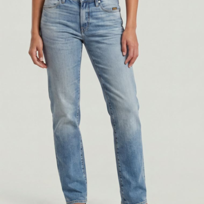 G-Straight Jeans in Faded Blue Halite