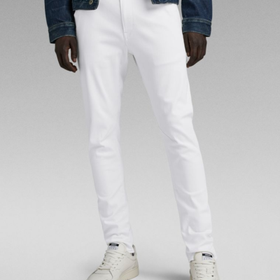 Kairori 3D Slim Jeans in Paper White GD