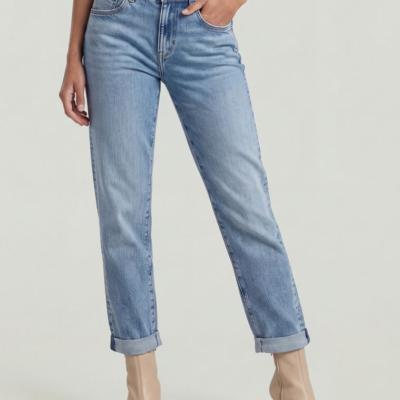Kate Boyfriend Jeans in Faded Sea Point Blue
