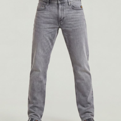 Mosa Straight Jeans in Faded Grey Neblina