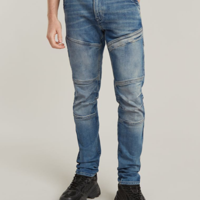 Rackam 3D Skinny Jeans in Faded Clear Sky