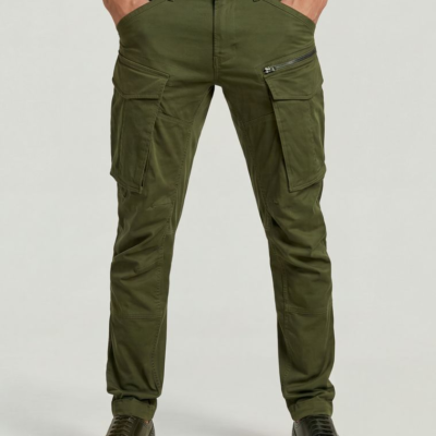 Rovic Zip 3D Regular Tapered Pants in Light Orphus