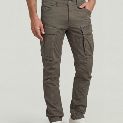 Rovic Zip 3D Regular Tapered Pants